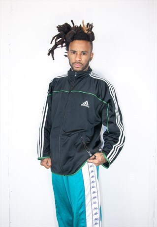 VINTAGE ADIDAS JACKET BLACK