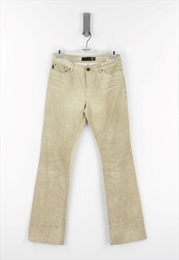 Vintage Just Cavalli Patterned Bootcut Low Waist Jeans - 42