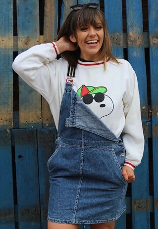 VINTAGE 1990S DKNY DUNGAREE DENIM DRESS