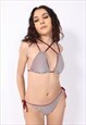 ALBA, BURGUNDY BIKINI