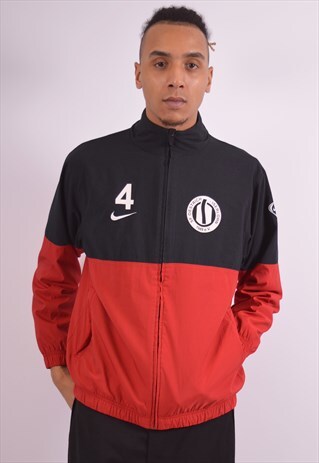 VINTAGE NIKE TRACKSUIT TOP JACKET BLACK
