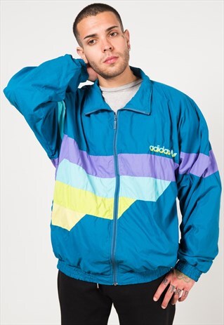 VINTAGE 80S ADIDAS SHELL SPORT JACKET / S1068