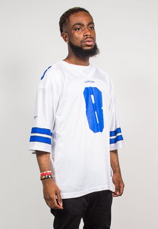 90'S VINTAGE REEBOK DALLAS COWBOYS NFL FOOTBALL JERSEY