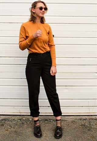 VINTAGE 90S BLACK TROUSERS