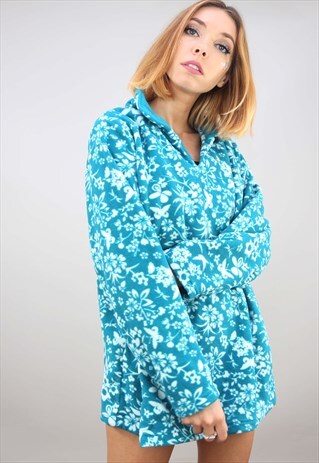 VINTAGE 90S OVERSIZED PATTERNED FESTIVAL FLEECE