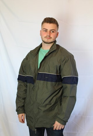 Nike Khaki Tracksuit Top | Atlas Vintage | ASOS Marketplace