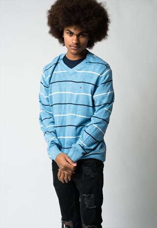 TOMMY HILFIGER V-NECK JUMPER BNWT