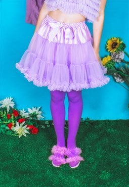 purple lilac lavender tutu skirt balletcore festival kitsch