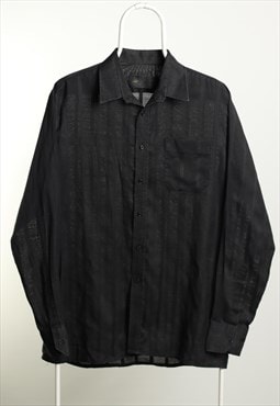 Vintage Polo Club Long Sleeve Shirt Black