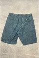 POLO RALPH LAUREN SHORTS BLUE PATTERNED CHINO SHORTS 