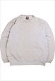 Vintage  Nike Sweatshirt Heavyweight Swoosh Crewneck Grey
