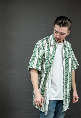 VINTAGE PATTERN SHORT SLEEVE SHIRT