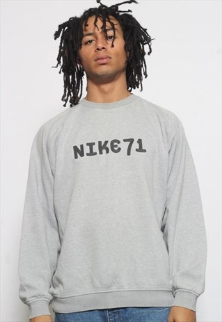 VINTAGE NIKE LOGO SPORT SWEATSHIRT GREY