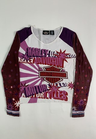 HARLEY DAVIDSON BIG LOGO LONG SLEEVE TEE