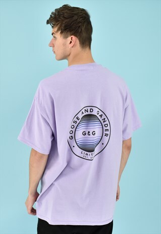 G&G UNISEX ORCHID CIRCLE FADE TEE