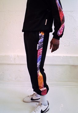 Black Oil Unisex Joggers