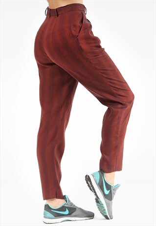 TAPERED TROUSERS VINTAGE HIGH WAISTED