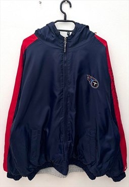 Vintage Tennessee titans puma NFL blue coat XXL