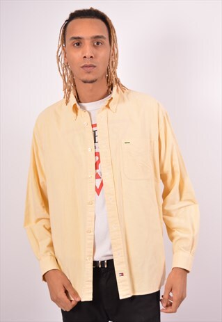 VINTAGE TOMMY HILFIGER SHIRT YELLOW