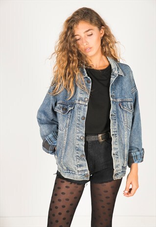VINTAGE 80S LEVIS WINTER BLANKET JACKET / R1100R001