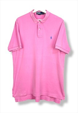 Vintage Ralph Lauren Polo Shirt in Pink M