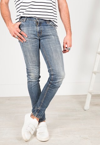 VINTAGE 80'S LEVI'S DENIM SKINNY JEANS / S0136