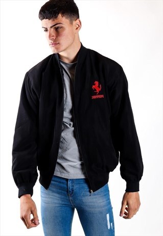 VINTAGE FERRARI BOMBER JACKET J1140