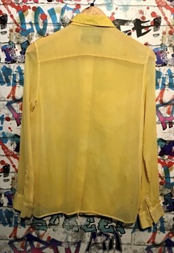 90s tiedye distressed front sheer back punk shirt