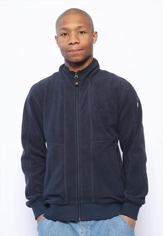 VINTAGE CHAMPION LOGO FLEECE NAVY BLUE