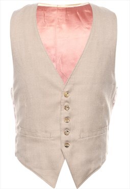 Vintage Brown Waistcoat - M