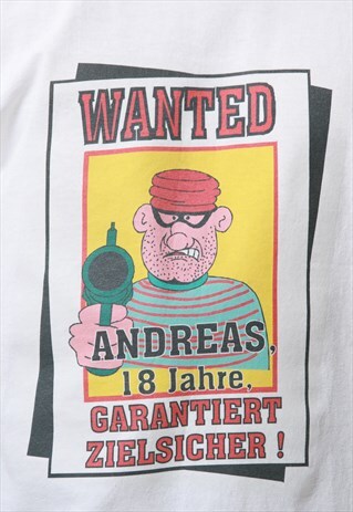 90S GILDAN VINTAGE GRAPHIC COTTON T-SHIRT 17030