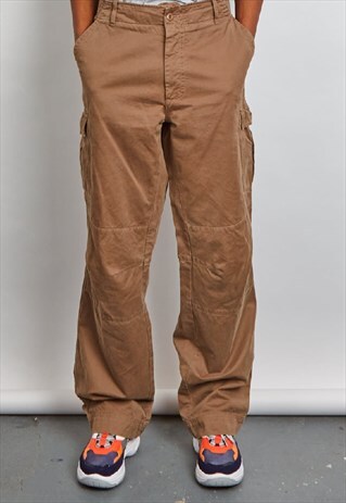 VINTAGE 90'S NAPAPIJRI BROWN CARGO PANTS