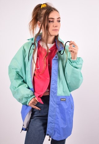 Vintage K-Way Rain Jacket Turquoise | Messina Girl | ASOS Marketplace