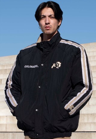 VINTAGE 90S Y2K NBA COLORADO BUFFALOES STARTER PUFFER JACKET