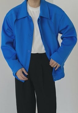 Men's Vintage Klein Blue Jacket S VOL.3