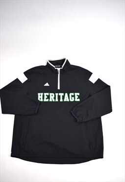Vintage 90s Adidas Black 'Heritage" Sport Sweatshirt