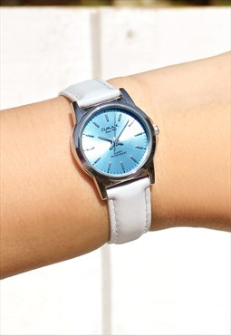 Omax Ladies Mini Classic Silver Watch