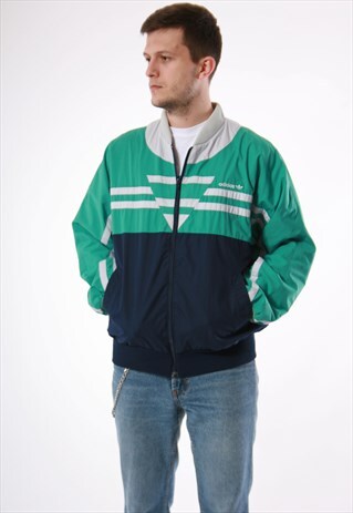 90S VINTAGE ADIDAS OLDSCHOOL SHELL BOMBER JACKET 13751