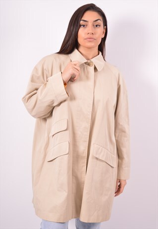 VINTAGE AQUAUSCUTUM TOP COAT BEIGE
