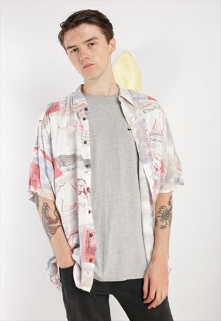 VINTAGE FESTIVAL PATTERNED SHIRT Z750