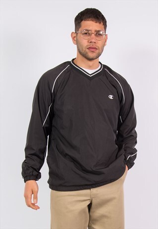 CHAMPION V-NECK WINDBREAKER SWEATSHIRT