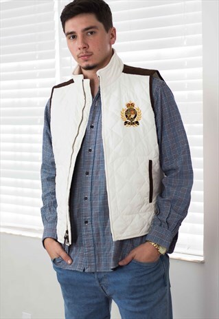 NEW VINTAGE POLO RALPH LAUREN JACKET CREST LOGO 90S XL 16.3