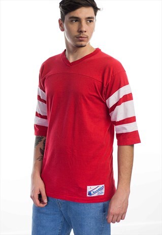 VINTAGE CHAMPION LOGO T-SHIRT 90S L 8.7