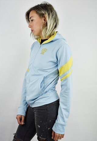 VINTAGE 90S Y2K NIKE ZIP-UP HOODED TRACK TOP