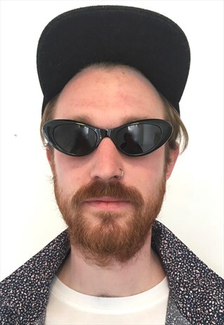 VINTAGE BLACK 90S COBAIN SUNGLASSES