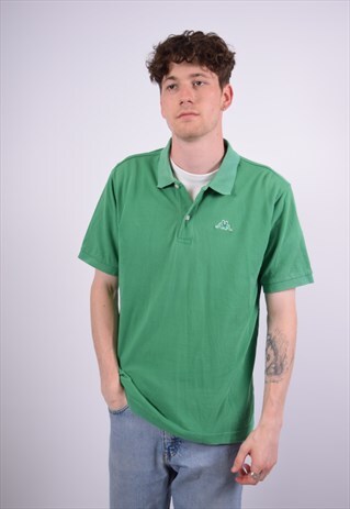 VINTAGE KAPPA POLO SHIRT GREEN