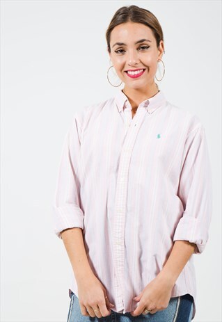 VINTAGE 80S CLASSIC POLO RALPH LAUREN SHIRT / S6774