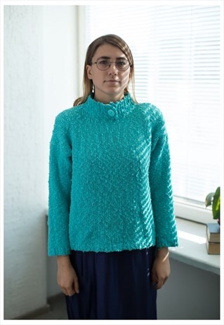VINTAGE 90'S BLUE JUMPER