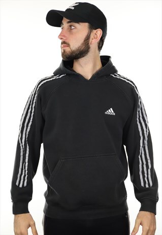 VINTAGE ADIDAS SMALL LOGO HOODIE SWEATSHIRT