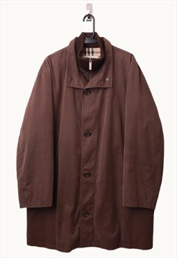 Vintage 90s Burberry Trench Coat in Brown
